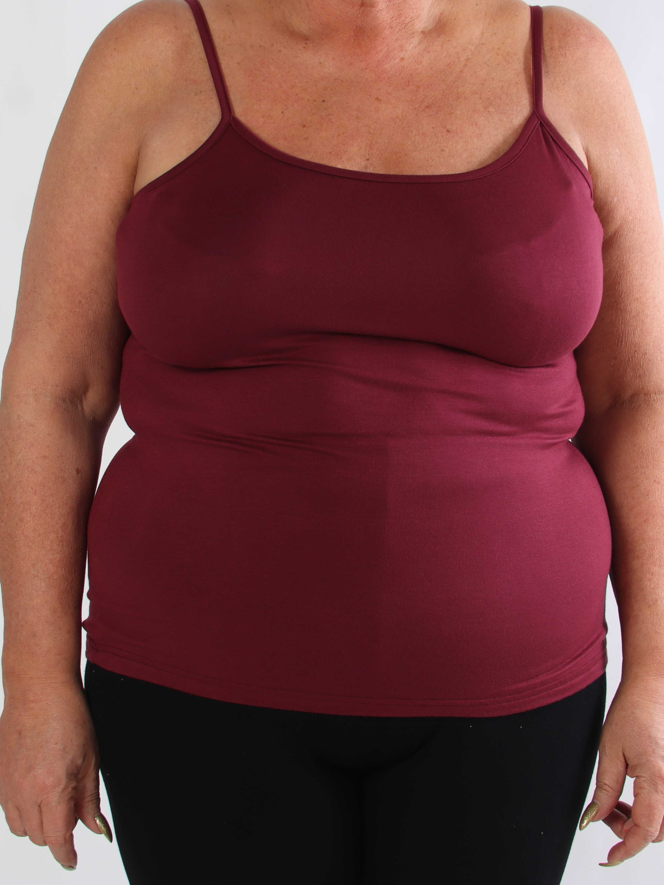 Fiona - Basis stroptop i blød viskose